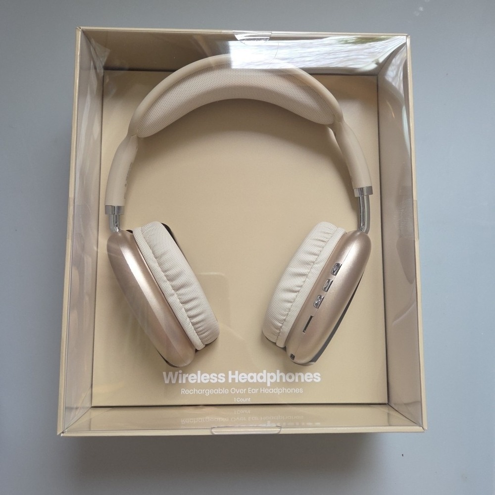 Wireless Over-Ear Headphones - Gold‎